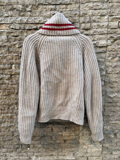 COMPTOIR DES COTONNIERS. Beige turtleneck sweater T.xs