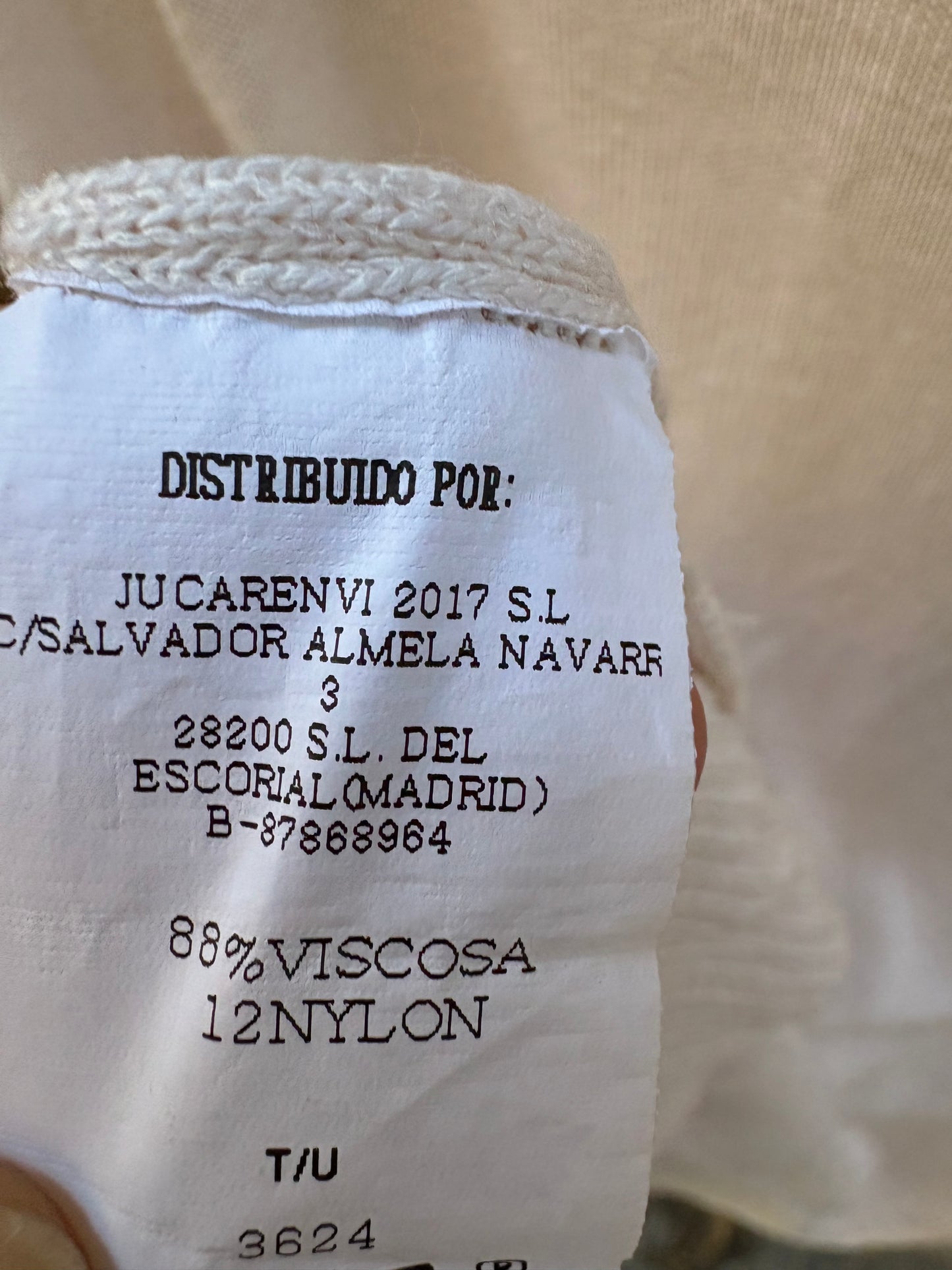 ZÚA. Chaqueta punto beige fluida. T S/M