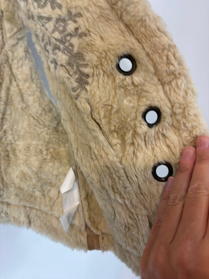 PEPE JEANS. Embroidered faux leather vest. TM