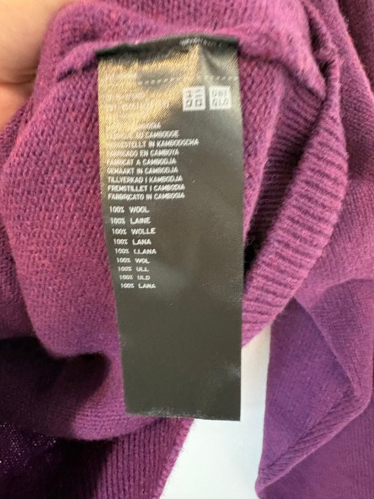 UNIQLO. Jersey lana cuello redondo