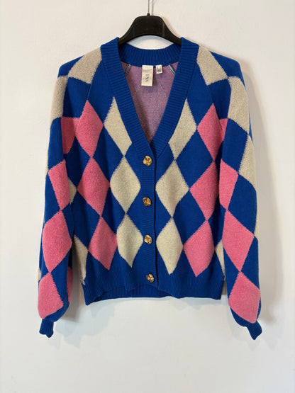 YAS. Chaqueta punto rombos. T S