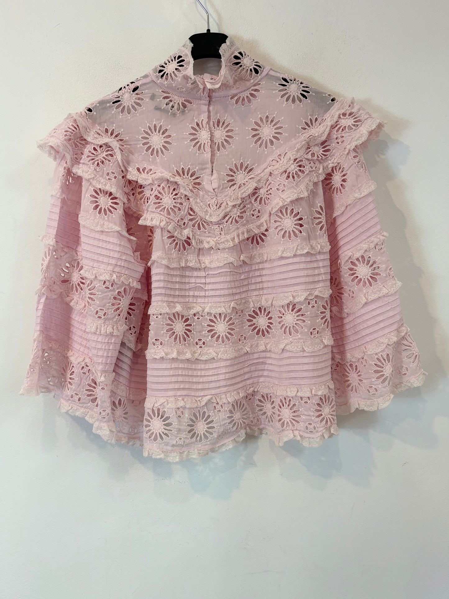 ISABEL MARANT. Blusa rosa volante