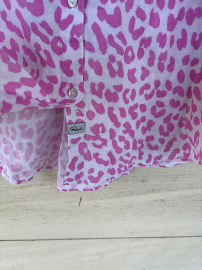 RAILS. Camisa estampada tonos rosas