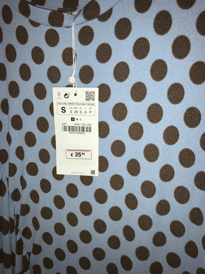 ZARA. Mustard textured back top. TS