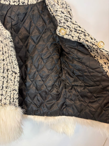 ZARA. Coral beaded jacket. TS