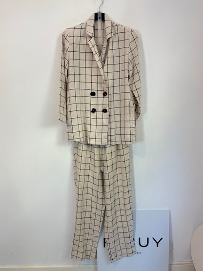 SOPHIE & LUCIE. Traje de chaqueta beige mezcla