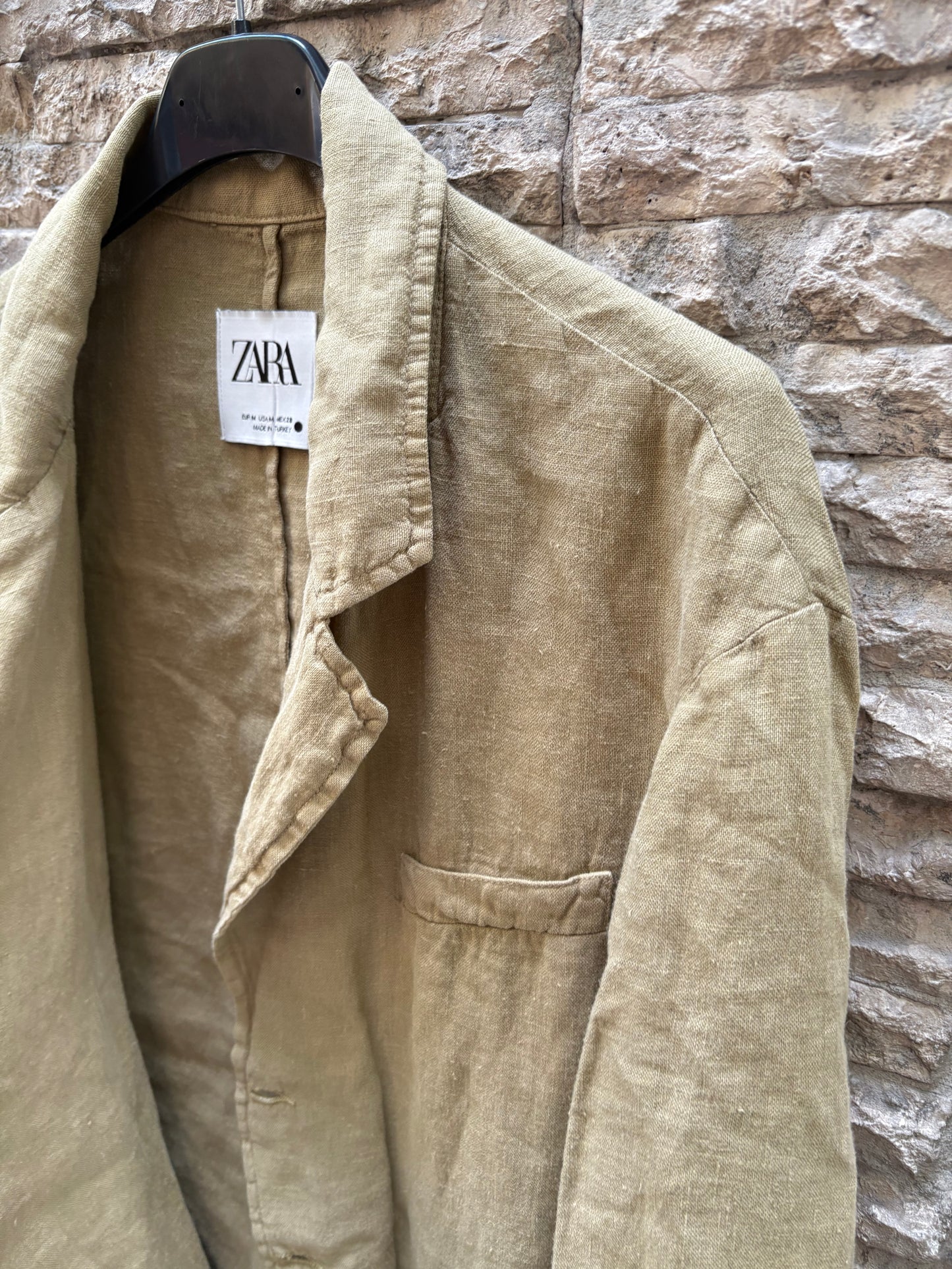 ZARA. Green linen jacket. TM