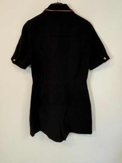 AMEÉ. Sleeveless fringed sweater S.(s)