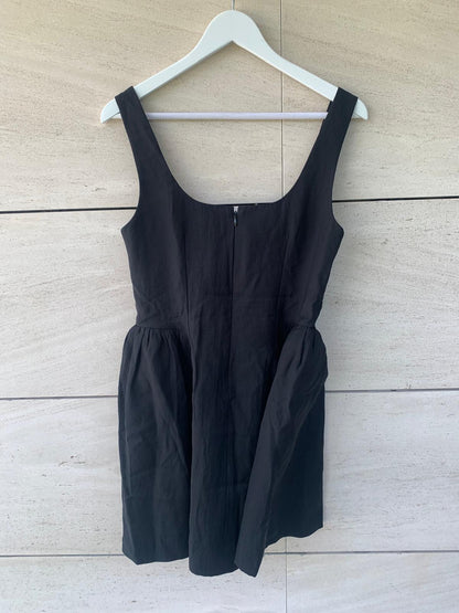 ZARA. Mustard textured back top. TS