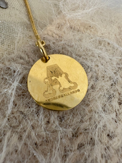 ANDRÉS GALLARDO. Gargantilla con diseño pantera