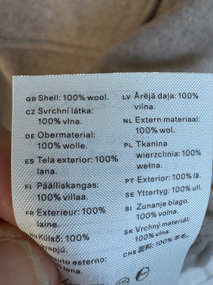 ARKET. Sobrecamisa lana bolsillos. T 36