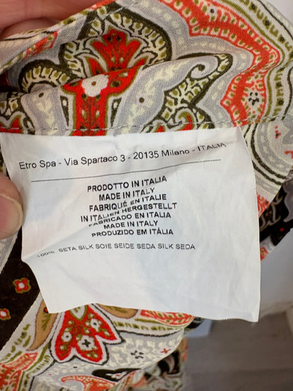 ETRO. Pantalón fluido estampado. T 38