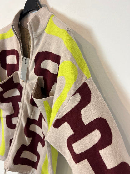 PARFOIS. Chaqueta punto estampada. TU(M)