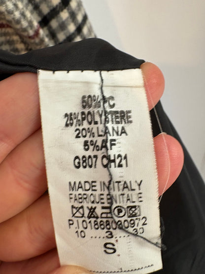 MINTODAY. Checked wool coat. TS