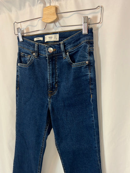 MANGO. Flared denim trousers, size 34