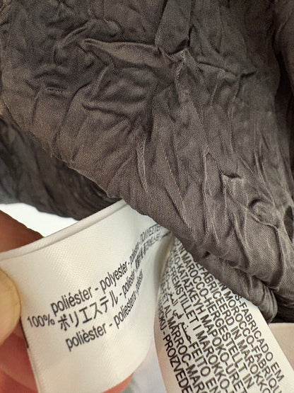 ZARA. Blusa gris textura