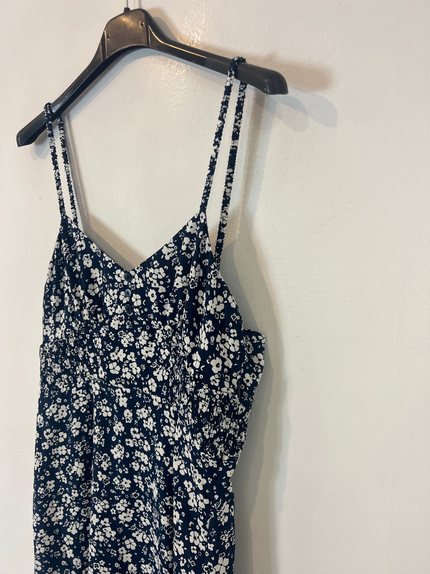 ZARA. Vestido midi estampado flores. T XS