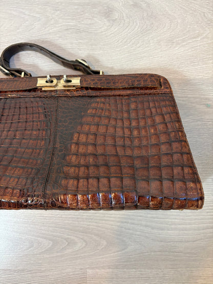 Bolso de mano / maletín vintage piel