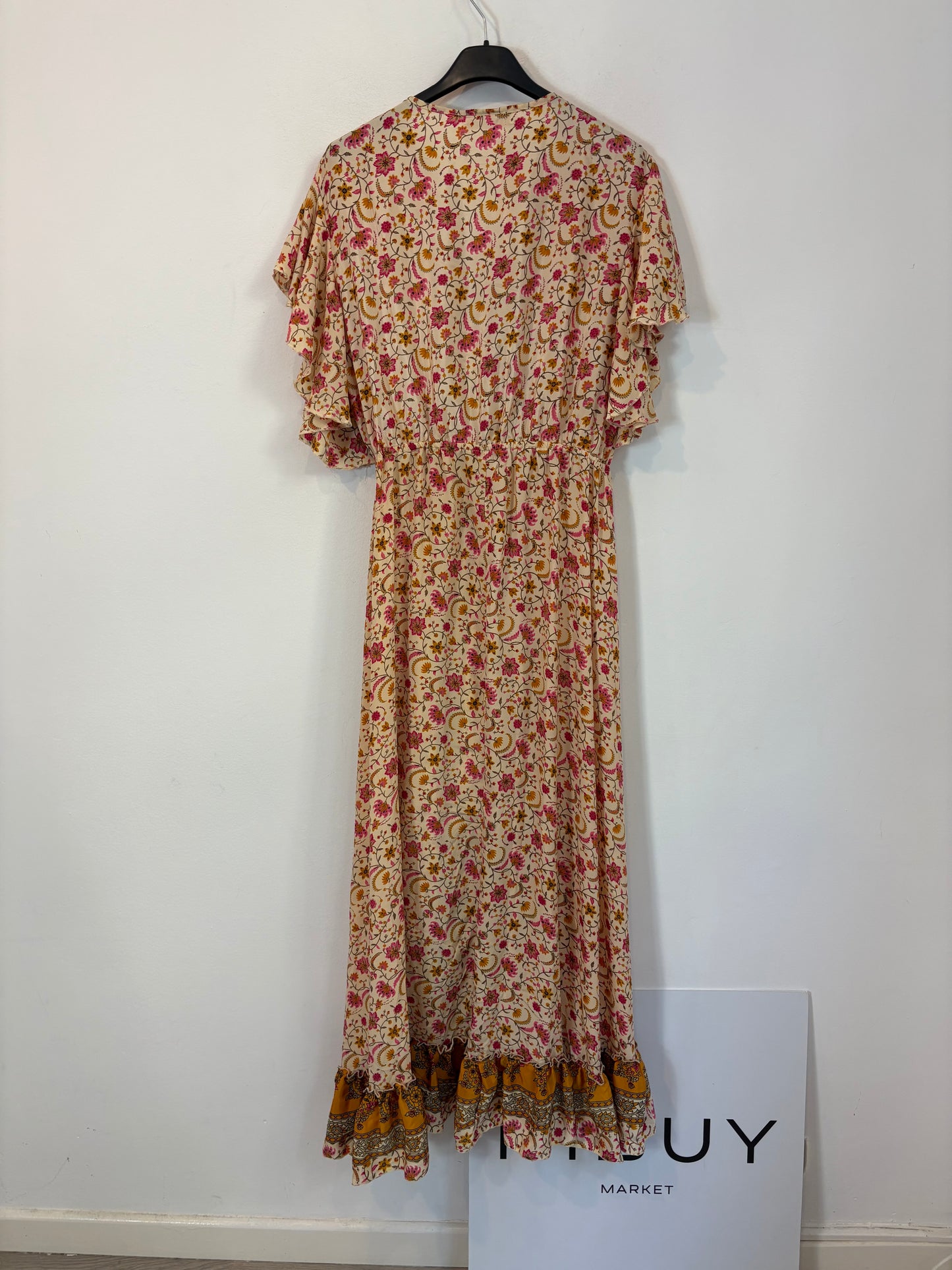 TARIFA SOUL. Vestido seda asimétrico. T M