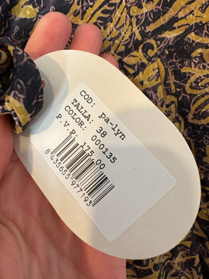 PANAMBI. Pantalón estampado fluido