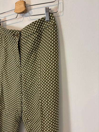 ETRO. Pantalón pinzas estampado fluido