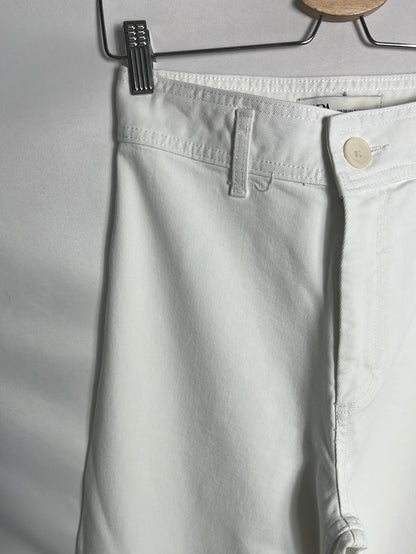 ZARA. White denim culottes. Size 38