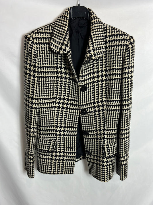 ARLANDA. Blazer lana cuadros. T 40 (38)