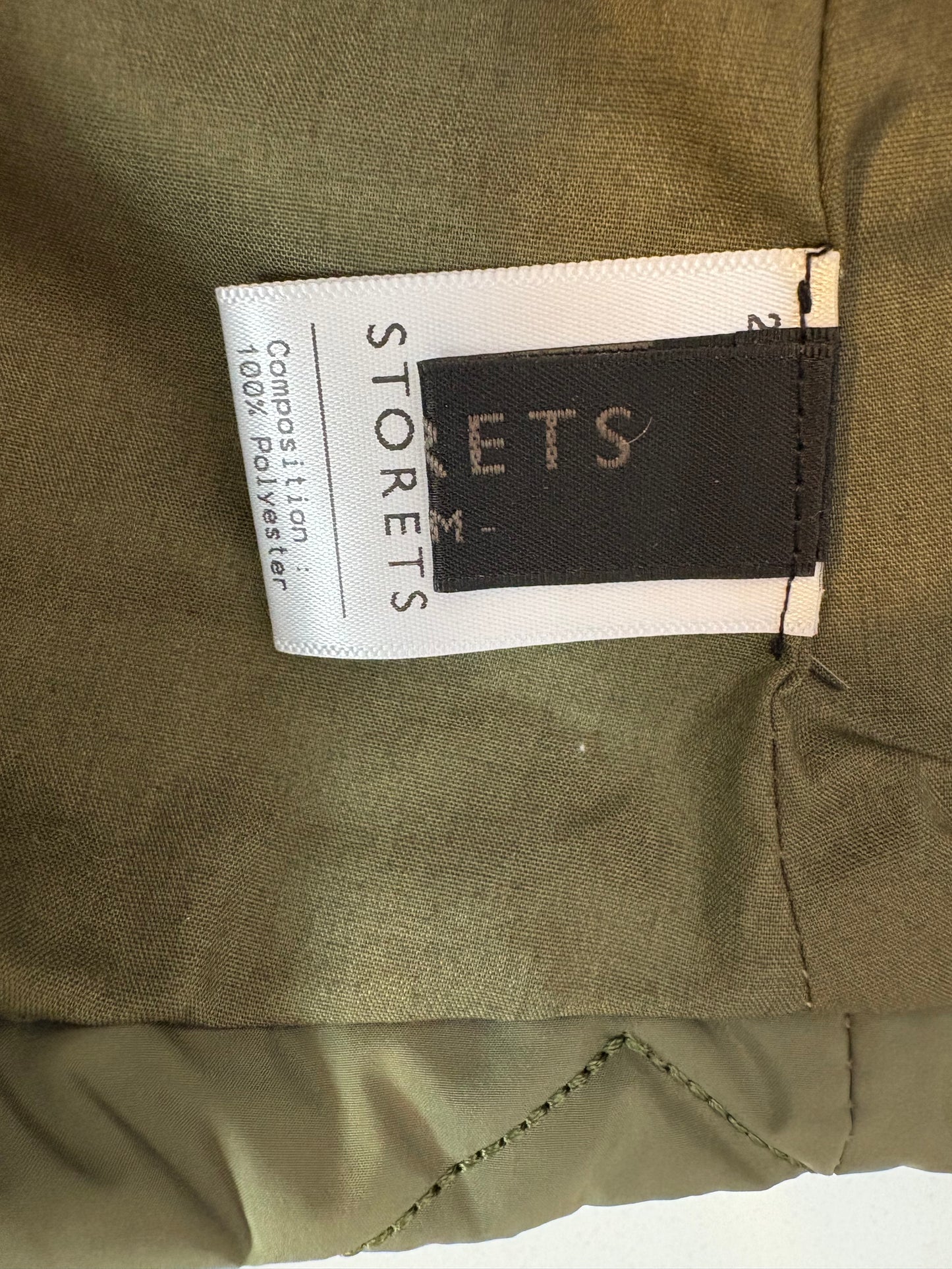 ZARA. Flowy green trousers T.xs