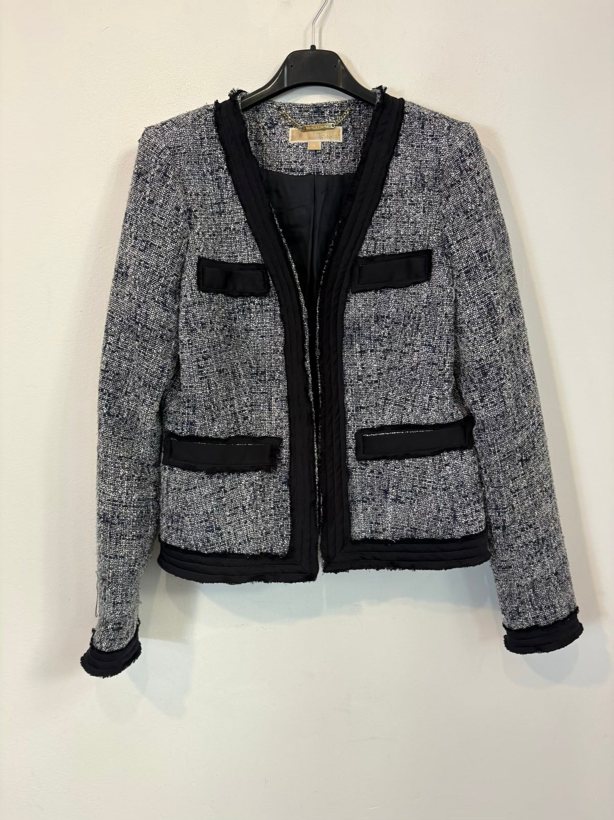MICHAEL KORS. Chaqueta tweed tonso azules