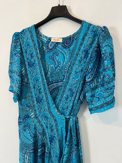 BUGANVILIA. Long wrap dress TU (s/m)