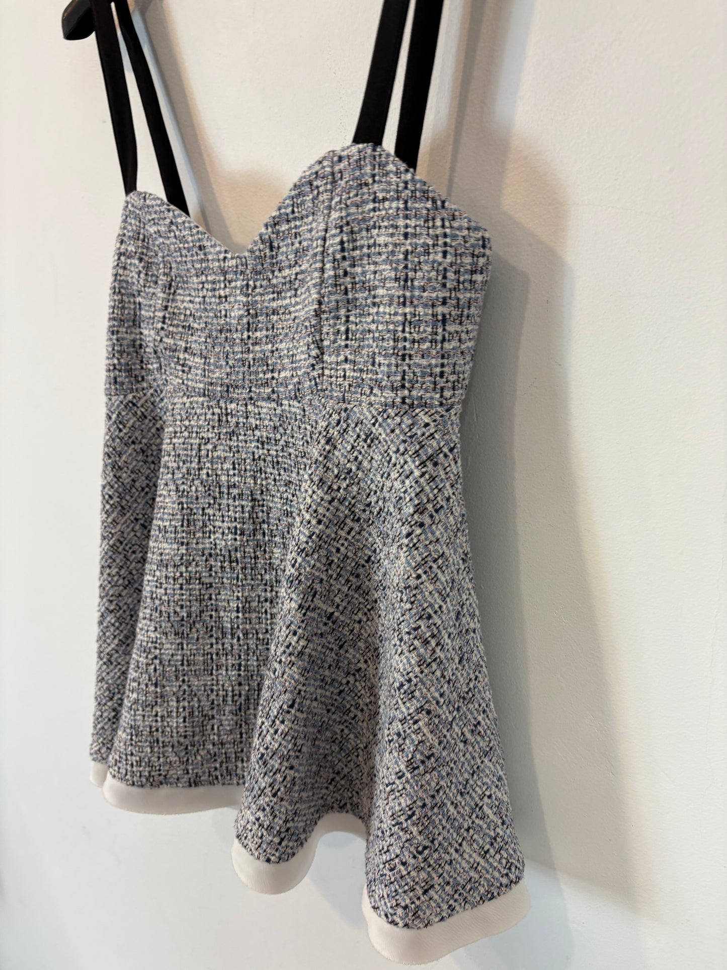 ZARA. Conjunto tweed  azules
