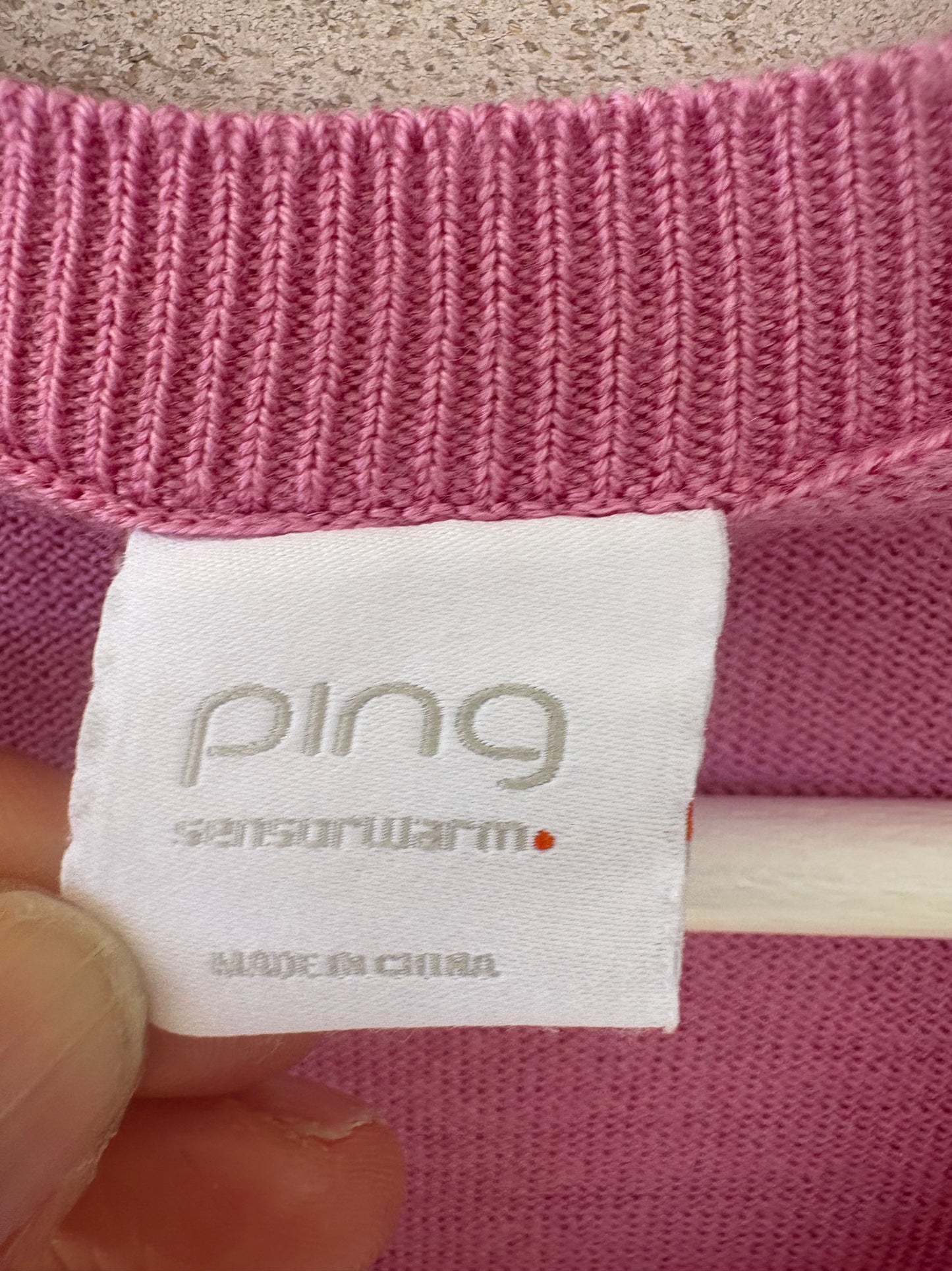OTRAS. Jersey rosa golf con lana