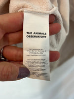 THE ANIMALS OBSERVATORY. Sudadera beige letras. T M
