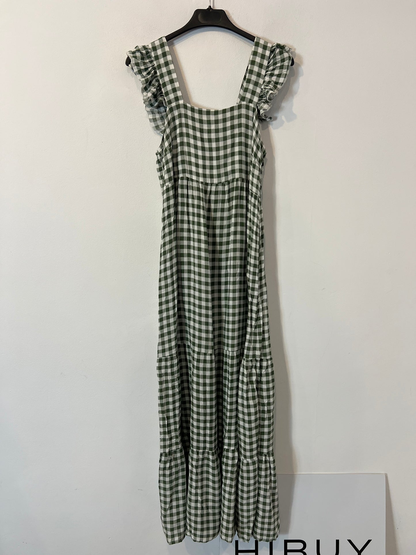 Vestido largo cuadros