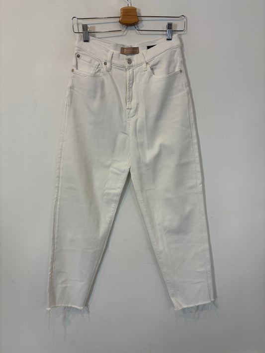 FOR ALL 7 MANKIND. Denim recto blanco