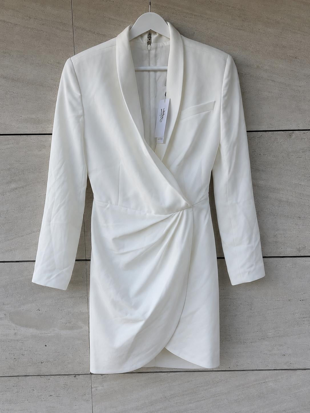 MYBESTFRIENDS. Vestido corto blanco