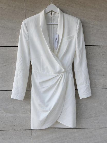 MYBESTFRIENDS. Vestido corto blanco