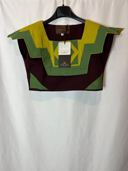 IQ COLLECTION. Total look embroidered maroon T.xs