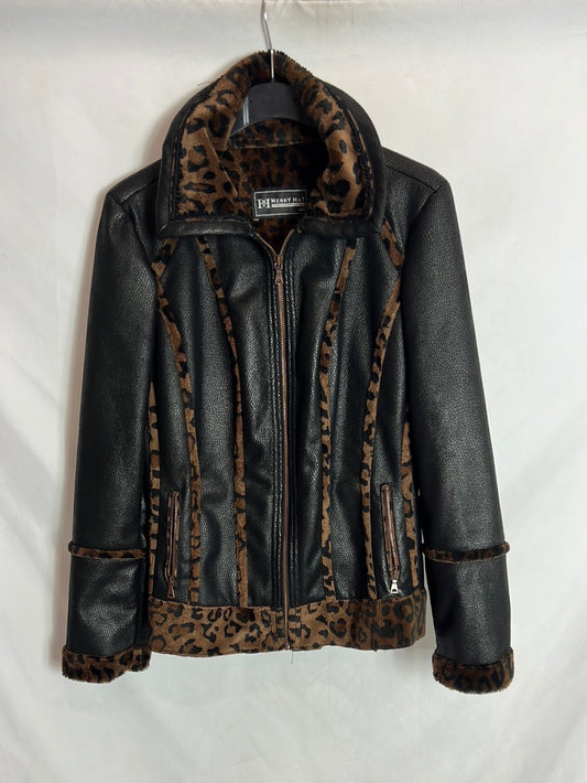 MERRY HAT. Chaqueta doble textura vintage. T 44(M/L)