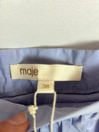 MAJE. Falda midi apertura. T 38