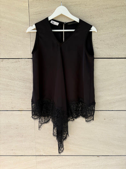 ISABEL MARANT. Black floral print jumpsuit. Size 36