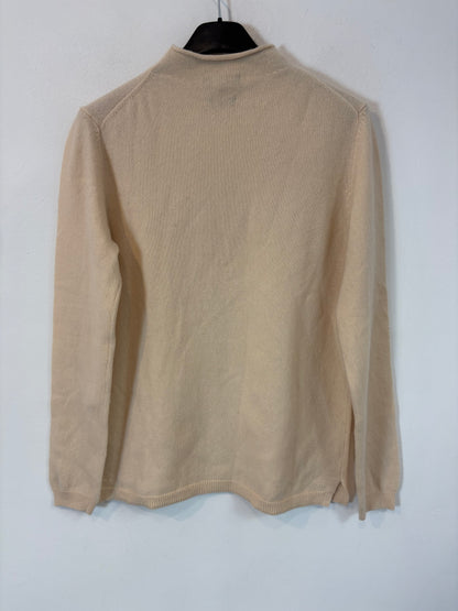 ZARA. Black stretch knit top. TL