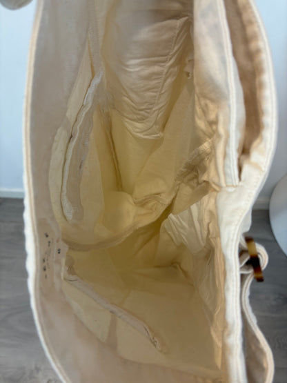 SÉZANE. Denim beige pinzas