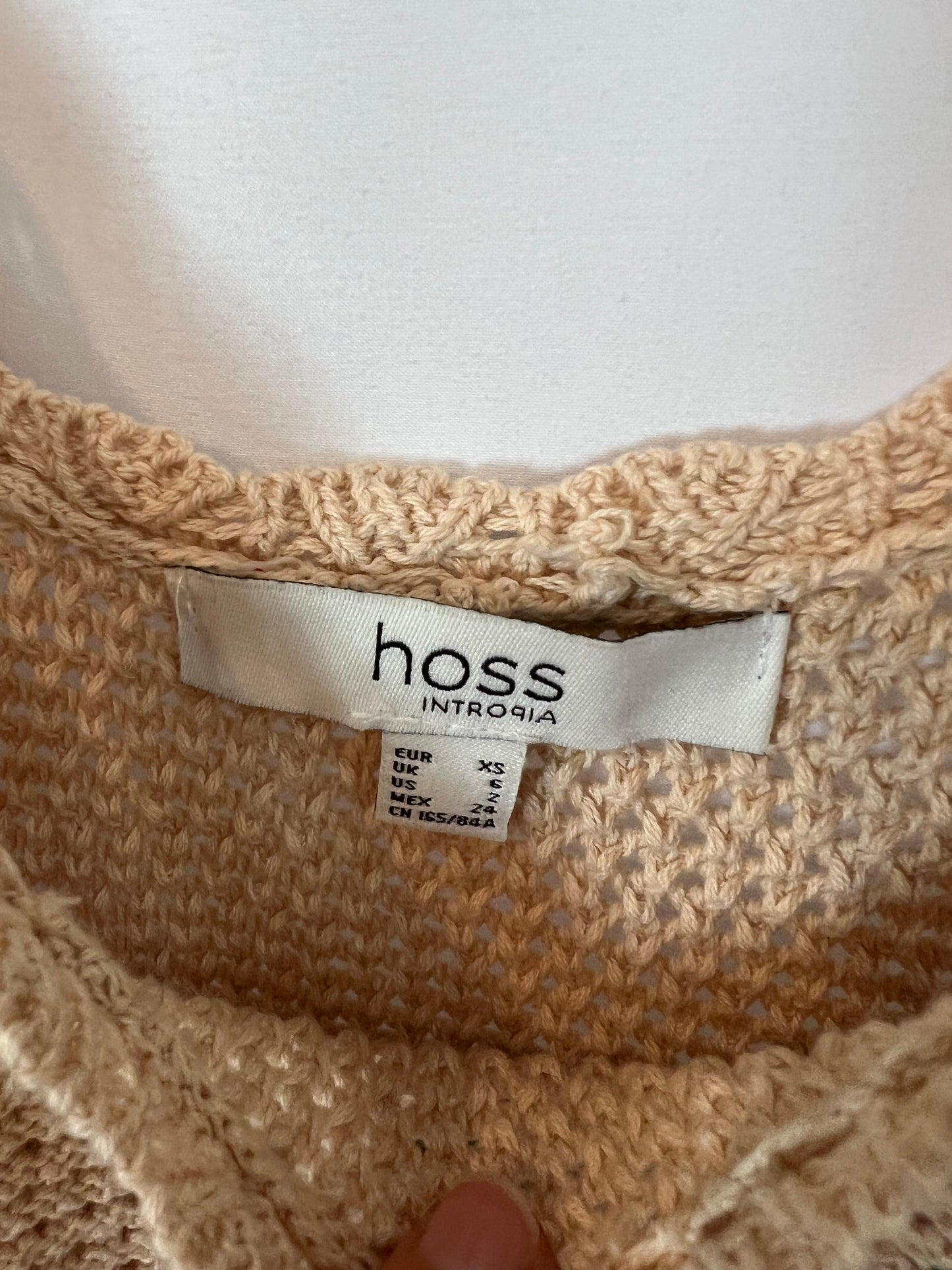 INTROPIA. Top crochet bordados. T XS