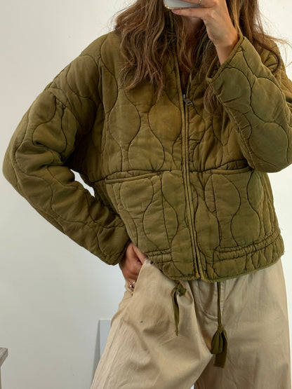 ZARA. Coral beaded jacket. TS