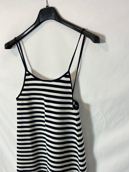 MANGO. Short stretch striped dress. TS