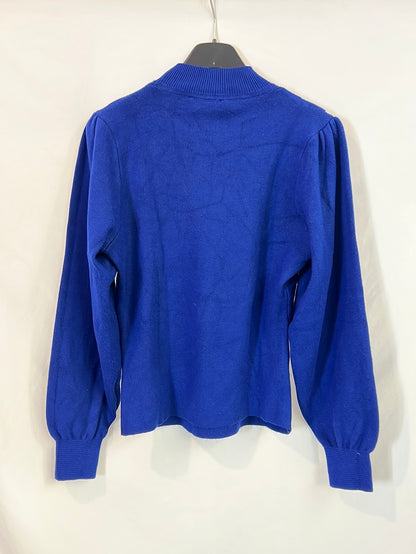 MANGO. Jersey azul klein T.s