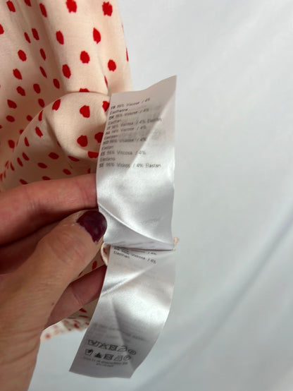 SAMSOE SAMSOE. Light pink printed blouse. TS