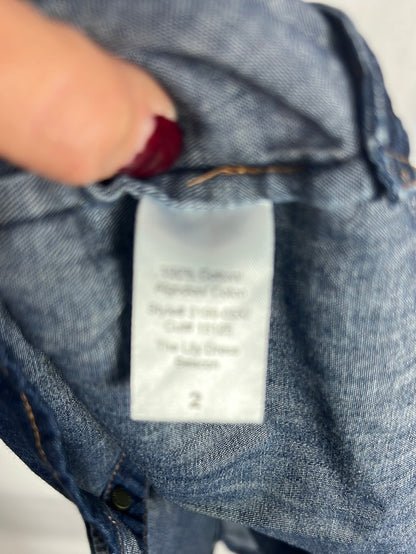 CURRENT ELLIOTT. Denim shirt dress. T2(M)