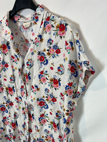 MARIE SIXTINE. Blusa manga corta flores T.m